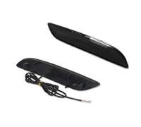 HBGURM Reflector De Parachoques Traseros Led Rojo Para Chrysler Para Pacifica Para Voyager 2017 2018 2019 2020 2021 2022 2023 Luces Traseras De Freno (Smoked Lens)