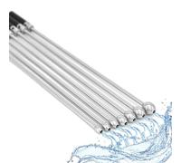 HBHYU Accesorios de sonda uretral de cuentas de acero inoxidable BDSM, dilatadores uretrales huecos de 178mm, tapón for pene, Juguetes sexuales SM de próstata for hombres(7mm)