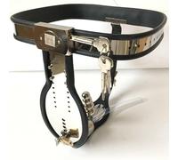 HBHYU Cinturón de castidad BDSM for hombres con catéter y tapón Anal, cinturón de castidad, jaula de castidad for hombre, jaula for pene de Bondage masculino, juguete sexual SM