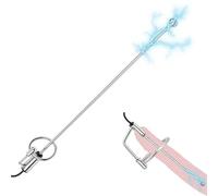 HBHYU Dilatador de uretra Extra largo for hombres, catéter de pulso, tapón for pene con anillo for pene, glande, anillo de prepucio, juguete sexual SM for hombres, BDSM, 28,2 cm(9mm)