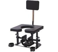 HBHYU Juego de bondage for silla sexual BDSM con esposas, collar, silla SM, posición sexual, esposas, puños en el tobillo, juguete sexual for mujeres y hombres