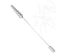 HBHYU Tapón de pene de acero inoxidable BDSM, tapón uretral, dilatador uretral, catéter, dilatadores uretrales, Juguetes sexuales for hombres(S)
