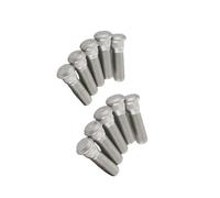 HBIS Compatible con Toyota para Tundra para Sequoia Repuesto De Pernos De Rueda con Bloqueo, Piezas De Bloqueo De Pernos De Rueda OEM: 9094202083 9094202077 Pernos de Llantas(53mm)