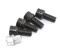 HBIS Compatible con VW para Passat 1998 1999 2000 2001 2002 2003 2004 2005 1 Juego De Pernos De Bloqueo De Rueda Tornillos Tuercas Pieza Modificada OEM: 1K0698137A Pernos de Llantas