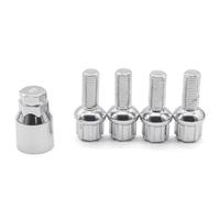 HBIS Universal Car 4pcs M12x1.5 Pernos de Tornillo Ruedas de Acero de aleación Fórmula Cerrada Bellota Tuerca de Bloqueo Pernos de Rueda de Acero Pernos de Rueda de Acero Pernos de Llantas