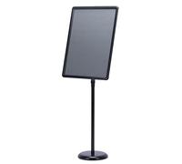 HBLZGBL A2 Soporte Ajustable para Carteles Soporte de Pantalla Broche Soporte de Anuncio de la Muestra con Esquina de Seguridad para Bodas/Show/Display/Anuncio (Color : Black)