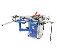 HBM 1600 Seccionadora profesional, mesa de sierra circular con mesa de rodillos