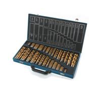 HBM 230 piezas HSS - Juego de brocas con recubrimiento de estaño