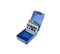 HBM 6 Piezas HSS - Set de fresas de zinc TIN