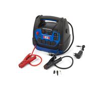 HBM Arrancador de coche, Booster de batería, 12/230 Voltios, 21 Ah