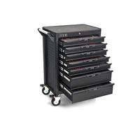 HBM carro de herramientas deluxe completo, 283 piezas, negro