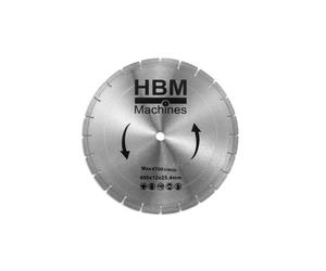 HBM hoja de sierra 400 mm para sierra profesional de hormigón HBM, sierra de cinta, cortadora