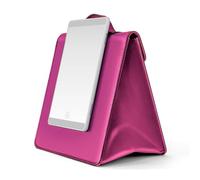 HBNOM Caja de almacenamiento de maquillaje integrada con espejo de relleno de luz, espejo de maquillaje ajustable de tres colores, fuerza de succión estable, caja de almacenamiento de espejo cosmético