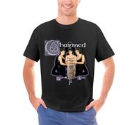 HBNxdrf689 2000-Charmed-TV-Show-Piper-Prue-Phobe-Power-Of-Three-T-Shirt Black S