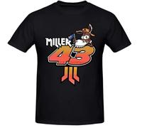HBNxdrf689 43 Jack Miller Motor Race Rider T-Shirt Black S