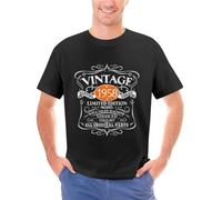 HBNxdrf689 60th-Birthday-Funny-Men-T-shirt-1958-All-Parts Black XXL