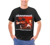 HBNxdrf689 90s-Downset-American-Hardcore-Punk-Band-Tee-Music-Shirt-HL2150 Black S