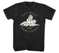 HBNxdrf689 Bad Company Wolf Mother Run with The Pack Men's T Shirt Black XXL