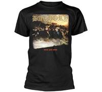 HBNxdrf689 Bathory Blood Fire Death Printed T-Shirt Black L