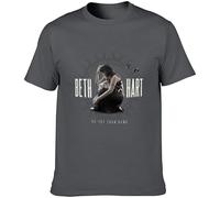 HBNxdrf689 Beth Hart World Tour Concerts Short-Sleeved T-Shirt Black XL
