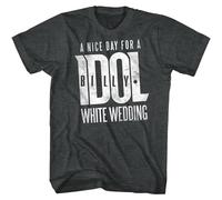 HBNxdrf689 Billy Idol Nice Day for a White Wedding Men's T Shirt Black M