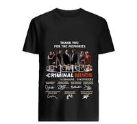 HBNxdrf689 Criminal Minds Thank You FOR The Memories 15 Seasons 314 Episodes t Shirt Black L
