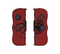 HBO Game of Thrones Targaryen Wireless TwinPads for Nintendo Switch - Red Design, Motion Controls, HD Vibration, Gyroscope, 300mAh Battery