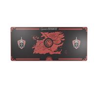 HBO Game of Thrones XXL Mouse Pad - Targaryen Edition (90x40 cm), Black, Non-Slip Base, Micro-Textured Surface, Washable, Soft Neoprene