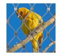 HBOOMOEM 304 Red Cuerda Acero Inoxidable，Malla De Barandilla De Cable Flexible，Adecuado Para Vallas, Escaleras, Jardines Y Redes De ProteccióN De áReas De Juego.(1 * 2.8m/3.2 * 9.1ft)