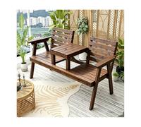 HBOOMOEM Bancos Exteriores para Jardin, Banco Arcon Jardin Exterior, Robusto y Duradero, FáCil de Montar y Adecuado para Patios, Terrazas y Reuniones en El JardíN.(Charcoal)