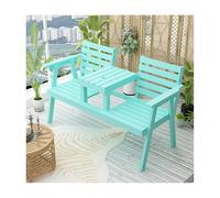HBOOMOEM Bancos Exteriores para Jardin, Banco Arcon Jardin Exterior, Robusto y Duradero, FáCil de Montar y Adecuado para Patios, Terrazas y Reuniones en El JardíN.(Green)