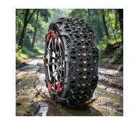 HBOOMOEM Cadenas Ruedas Nieve, Cadenas para Coche, Agarre Firme | ConstruccióN Robusta, InstalacióN RáPida; Apto para Sedanes, Camionetas y Suv(205/80R14)