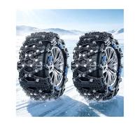HBOOMOEM Car Snow Chain, Cadena Nieve, Duradero y Resistente Al Desgaste | FáCil de Instalar y Resistente a Bajas Temperaturas; Apto para Su Uso En Nieve y Barro(225/65R18)