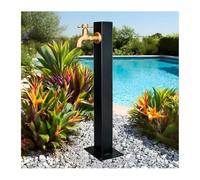 HBOOMOEM Columna De Agua Para Grifo Exterior,Poste Decorativo Anticongelante Para Fuente De Exterior,Adecuado Para JardíN, Patio Trasero, Piscina, Saneamiento, Etc.(Square,60CM/23.6IN_F)