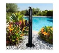 HBOOMOEM Columna De Agua Para Grifo Exterior,Poste Decorativo Anticongelante Para Fuente De Exterior,Adecuado Para JardíN, Patio Trasero, Piscina, Saneamiento, Etc.(Round,60CM/23.6IN_G)