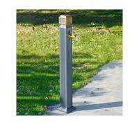 HBOOMOEM Columna De Agua Vertical Para JardíN,Columna De Agua Para JardíN De Acero Inoxidable 304,Adecuado Para Riego, Limpieza Y Saneamiento, Conveniente Para Regar.(Normal,110CM/43.3IN_E)