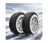 HBOOMOEM Correntes Neve, Cadenas de Tela para Nieve, Resistente al Desgaste | DiseñO de Cobertura Total, Agarre Firme e InstalacióN RáPida y Sencilla(215/80R15)