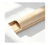 HBOOMOEM Esconder Cables, Canaleta Cables Suelo, Se Utiliza para Ocultar Cables de ExtensióN y Diversos Cables, Organizando de Forma Ordenada El Cableado del Suelo.(Yellow Wood Grain,No. 4-3m)