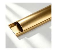 HBOOMOEM Esconder Cables, Canaleta Cables Suelo, Se Utiliza para Ocultar Cables de ExtensióN y Diversos Cables, Organizando de Forma Ordenada El Cableado del Suelo.(Gold,No. 4-3m)