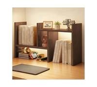 HBOOMOEM Estante Escritorio，EstanteríA De Escritorio，Se Puede Utilizar para Guardar Libros Y Material De Oficina Y Es Adecuado para Oficinas, Dormitorios Y Estudios.(Oak,70 * 20 * 38CM)