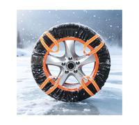 HBOOMOEM Funda Nieve Ruedas, Cadenas de Tela para Nieve, Agarre Firme | Antideslizante; FáCil de Instalar; Apto para Sedanes, Camionetas y Camiones(175/80R15)