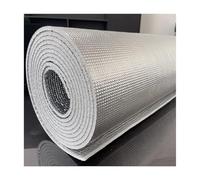 HBOOMOEM LáMina Aislante De Radiator Aluminio Reflectante，PelíCula Reflectante De Aislamiento，Adecuado Para Pisos, Garajes, Ventanas, Cobertizos, AutomóViles, Perreras.(600CM/236.2IN,3CM/1.18IN)