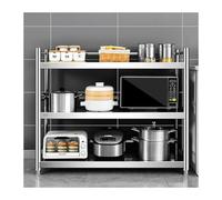 HBOOMOEM Organizador Cocina，Prateleiras ArrumaçãO Cozinha，De Altura Regulable, con Amplio Espacio De Almacenamiento, Ideal para Cocinas, Comedores Y Dormitorios.(80 * 40 * 100CM)