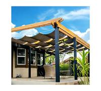 HBOOMOEM Retractable Ola Sombra Cubrir，Cubierta Sombra RetráCtil Toldo con Dosel，Adecuado para Patios, Terrazas, Porches, Cenadores Y Cocheras; FáCil De Montar.(W:1.2m/3.93ft*L:8m/26.2ft)