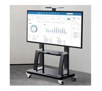 HBOOMOEM Soporte De TV De Pie，Soporte TV con Ruedas，Carrito De TV MóVil para Televisores，Adecuado para Usar En Salas De Estar, Dormitorios, Oficinas Y Exteriores.(A 50-100in)