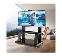 HBOOMOEM Soporte De TV Enrollable para Televisores，Carrito De TV MóVil para Televisores，Altura Ajustable, Adecuado para Hogares, Hoteles, Gimnasios Y Estudios.(B 32-80in)