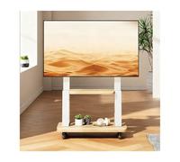 HBOOMOEM Suelo InclinacióN Carrito TV，Soporte TV Pie con Ruedas Ocultas，Altura Regulable, Adecuado para Utilizar En Salones, Dormitorios, Oficinas Y Exteriores.(B 32-80in)