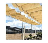 HBOOMOEM Toldo Corredero，Cubierta De Sombra Extensible，RetráCtil Ola Vela De Sombra para El Sol，Viene con Kit De InstalacióN, Adecuado para Patios, Terrazas Y Jardines.(W:3.2m/10.5ft*L:8m/26.2ft)