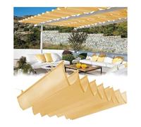 HBOOMOEM Toldo De Olas，Red De Sombra Ondulada，Vela De Sombra De Olas TelescóPicas，RetráCtil Ola De Dosel Cubrir，Toldo Ondulado for JardíN，Toldos RetráCtiles for Terrazas Y Azoteas.(W:1.5m/4.92ft*L:4m/