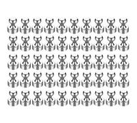 HBPYOLW Compatible for la cocina del hogar 40/50 Uds Mini ganchos magnéticos de neodimio for almacenamiento de pizarra blanca y refrigerador(50PCS)